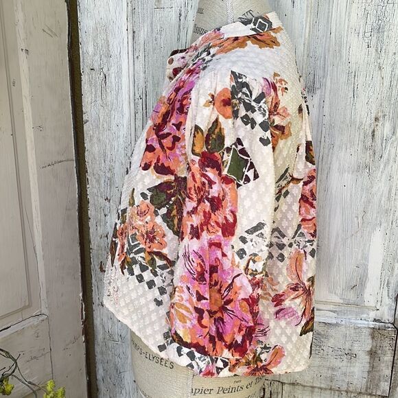 ANTHROPOLOGIE, PILCRO SURF BLOUSE Size M NWOT - Picture 3 of 7